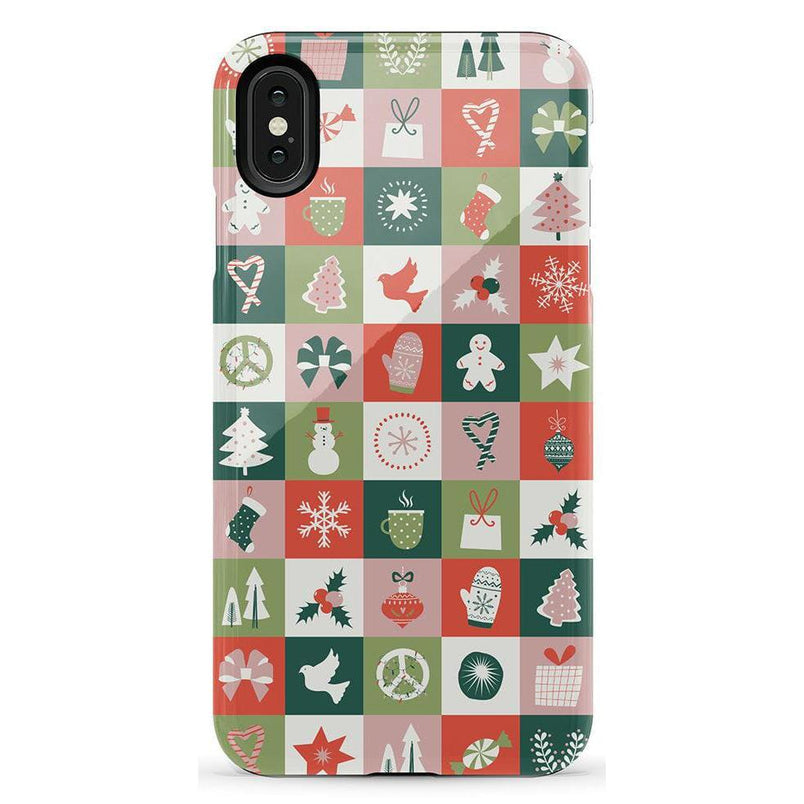 Holiday Square | Advent Calendar Case Phone Case Casetry Essential iPhone XS Max 
