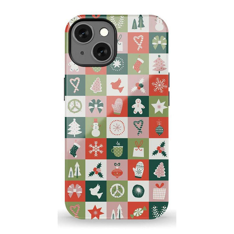Holiday Square | Advent Calendar Case Phone Case Casetry Essential + MagSafe® iPhone 13