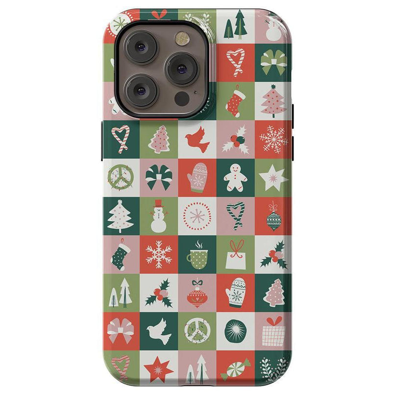 Holiday Square | Advent Calendar Case Phone Case Casetry Essential + MagSafe® iPhone 14 Pro Max