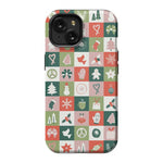 Holiday Square | Advent Calendar Case Phone Case Casetry Essential + MagSafe® iPhone 15