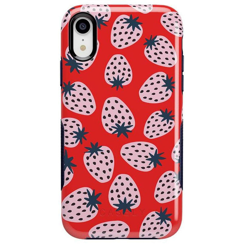 I'd Pick You | Red Strawberry Case iPhone Case get.casely Bold iPhone 11