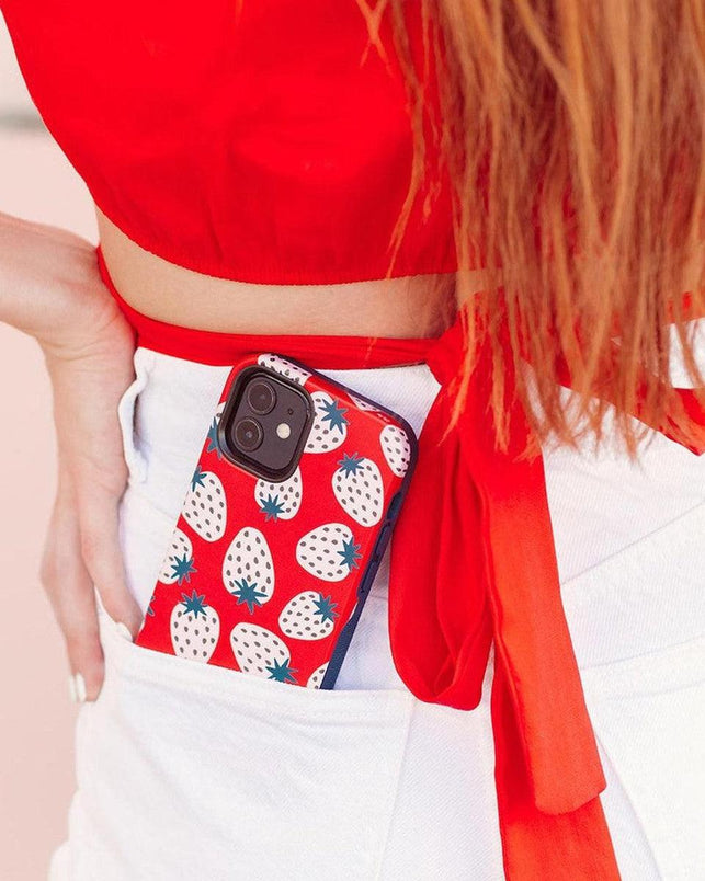 I'd Pick You | Red Strawberry Case iPhone Case get.casely 