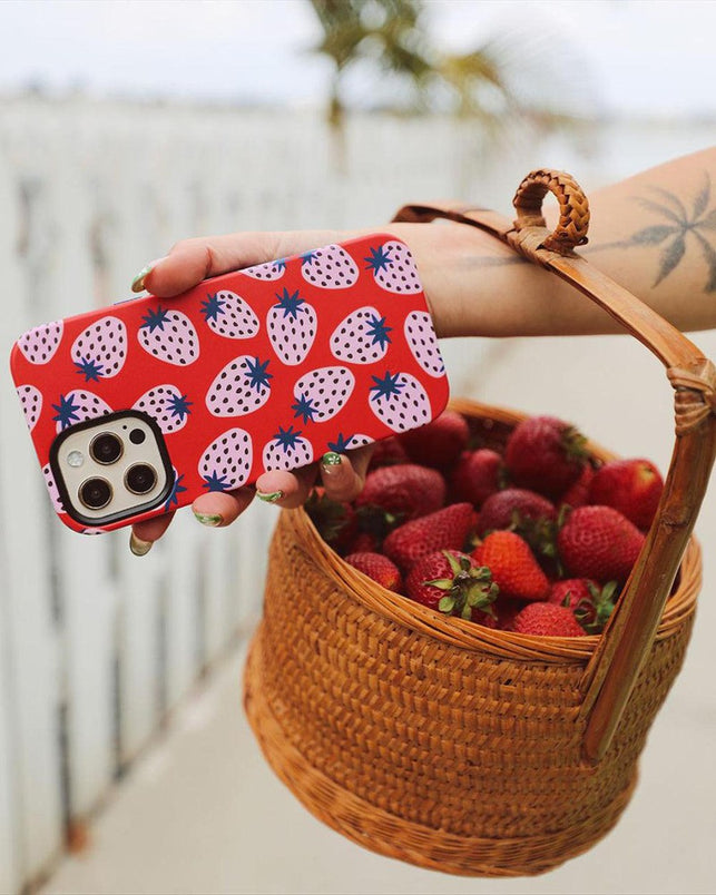 I'd Pick You | Red Strawberry Samsung Case Samsung Case get.casely 