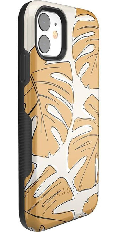 Island Time | Tropical Leaves Floral Case iPhone Case get.casely 