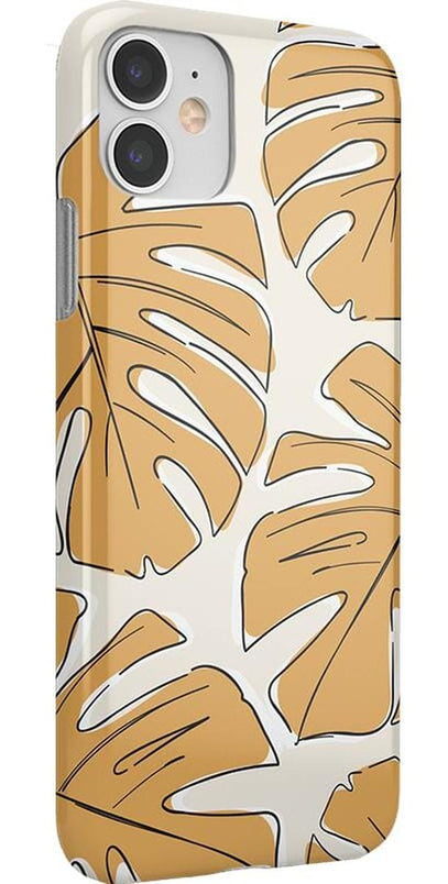 Island Time | Tropical Leaves Floral Case iPhone Case get.casely 