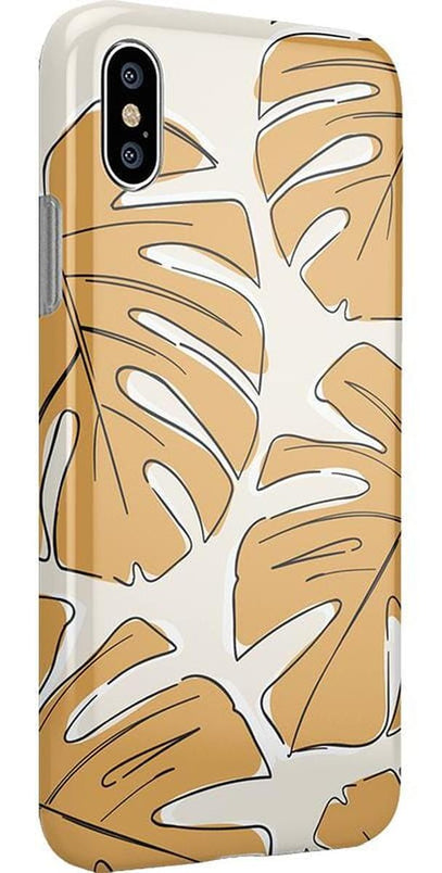 Island Time | Tropical Leaves Floral Case iPhone Case get.casely 