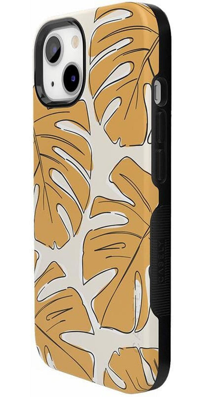 Island Time | Tropical Leaves Floral Case iPhone Case get.casely 