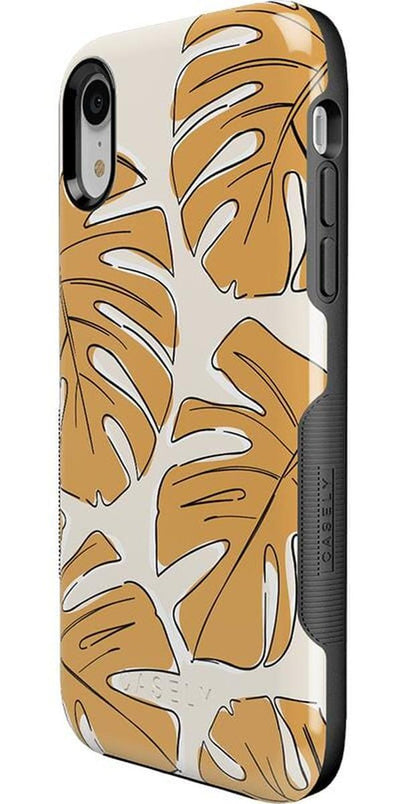 Island Time | Tropical Leaves Floral Case iPhone Case get.casely 