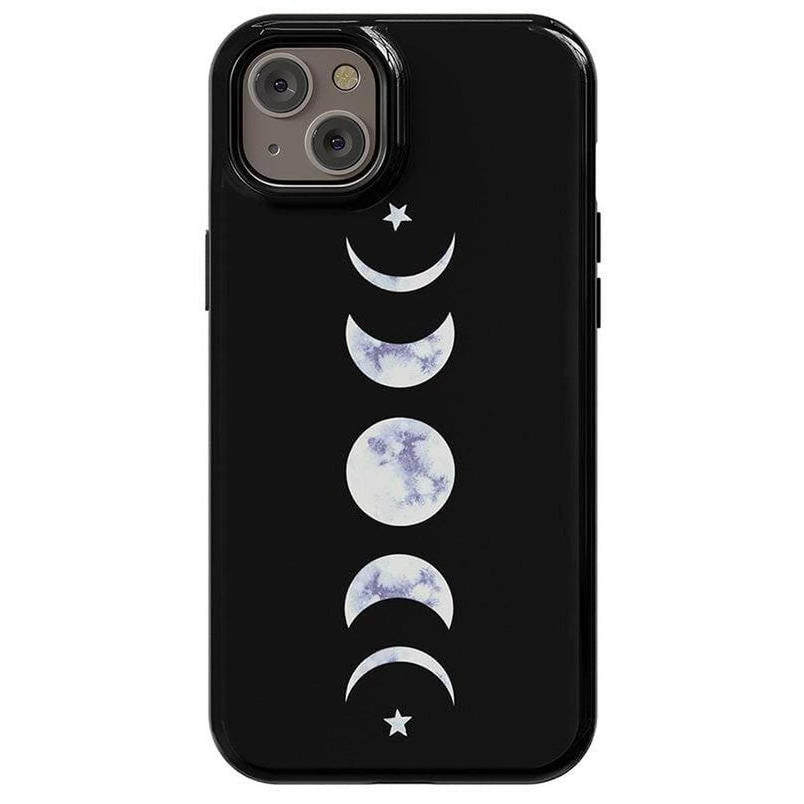 It's Just a Phase | Marble Moon Case iPhone Case get.casely Essential + MagSafe® iPhone 14 Plus