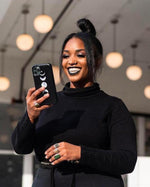 It's Just a Phase | Marble Moon Case iPhone Case get.casely