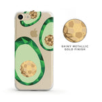 Just Ripe | Avocado Gold Clear Case iPhone Case get.casely 