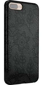 Lace Me Up | Black Floral Case iPhone Case get.casely 