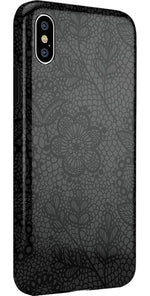 Lace Me Up | Black Floral Case iPhone Case get.casely 