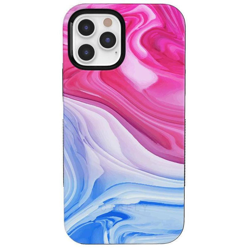 Land & Sea | Marble Swirl iPhone Case iPhone Case get.casely Bold iPhone 12 Pro 