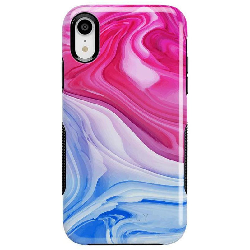 Land & Sea | Marble Swirl iPhone Case iPhone Case get.casely Bold iPhone XR 