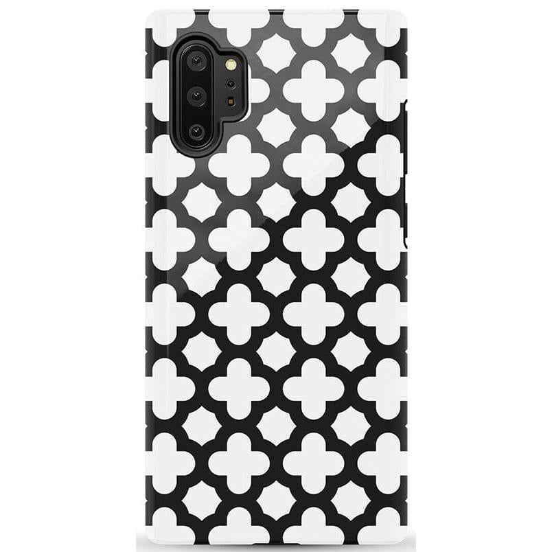 Lattice Tile | High Contrast Design Case Phone Case Casetry Essential Galaxy Note 10 Plus