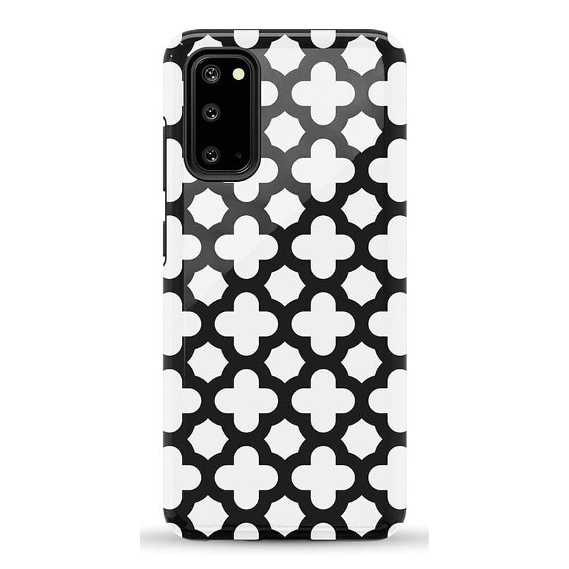 Lattice Tile | High Contrast Design Case Phone Case Casetry Essential Galaxy S20
