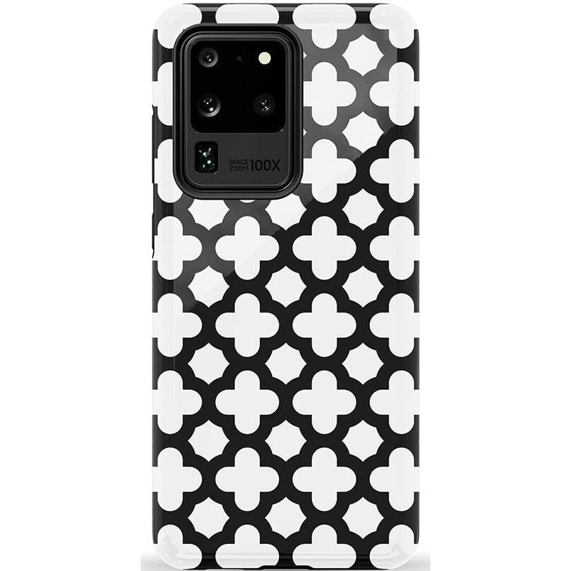 Lattice Tile | High Contrast Design Case Phone Case Casetry Essential Galaxy S20 Ultra
