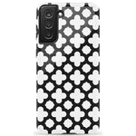 Lattice Tile | High Contrast Design Case Phone Case Casetry Essential Galaxy S21 Plus