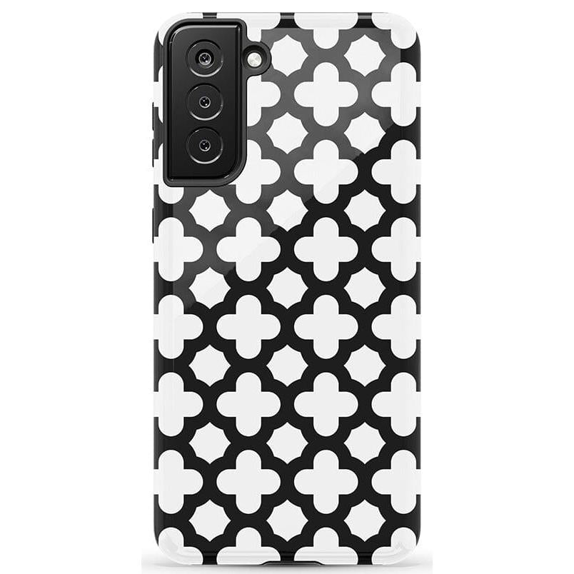 Lattice Tile | High Contrast Design Case Phone Case Casetry Essential Galaxy S21 Plus