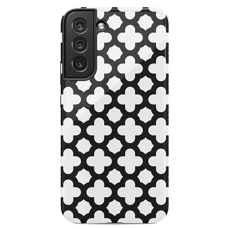Lattice Tile | High Contrast Design Case Phone Case Casetry Essential Galaxy S22 Plus