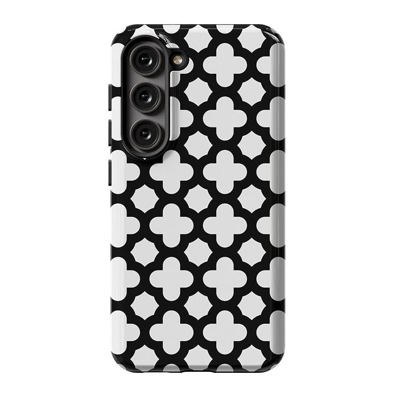 Lattice Tile | High Contrast Design Case Phone Case Casetry Essential Galaxy S24