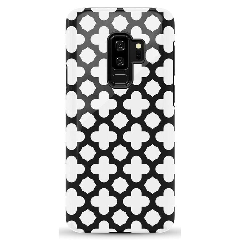 Lattice Tile | High Contrast Design Case Phone Case Casetry Essential Galaxy S9 Plus