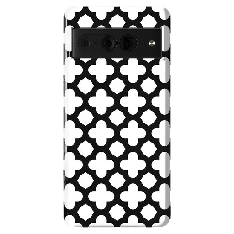 Lattice Tile | High Contrast Design Case Phone Case Casetry Essential Google Pixel 7 Pro