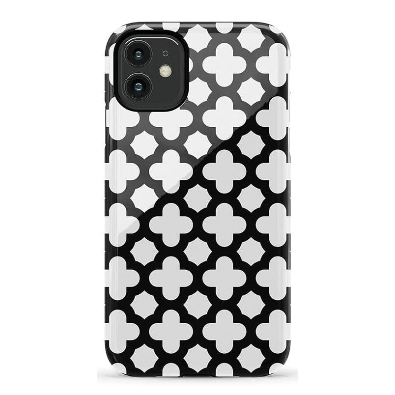 Lattice Tile | High Contrast Design Case Phone Case Casetry Essential iPhone 11