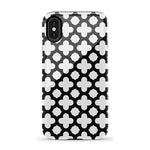 Lattice Tile | High Contrast Design Case Phone Case Casetry Essential iPhone X / XS 