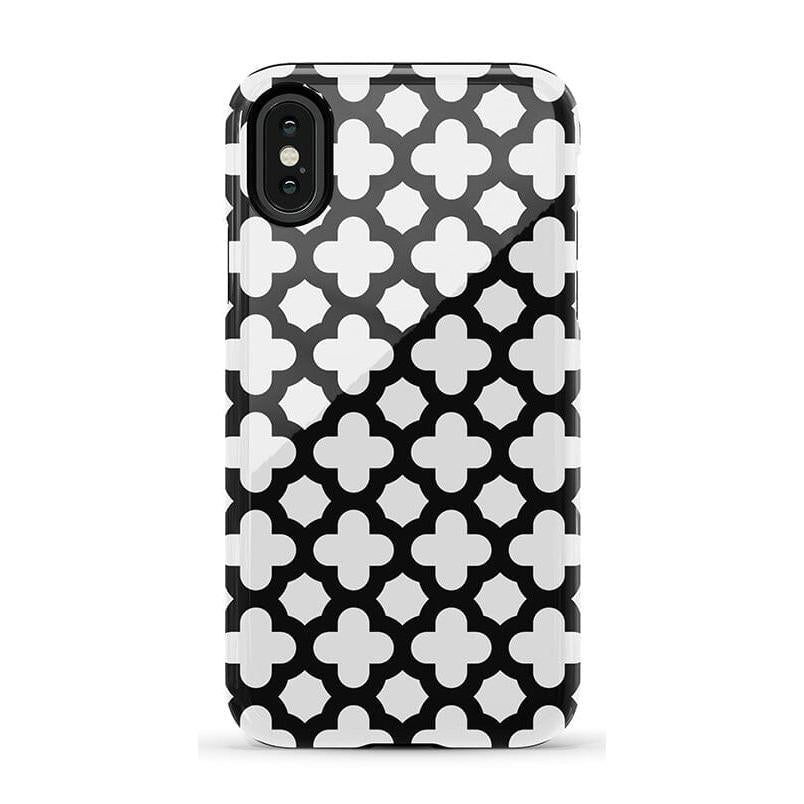 Lattice Tile | High Contrast Design Case Phone Case Casetry Essential iPhone X / XS 