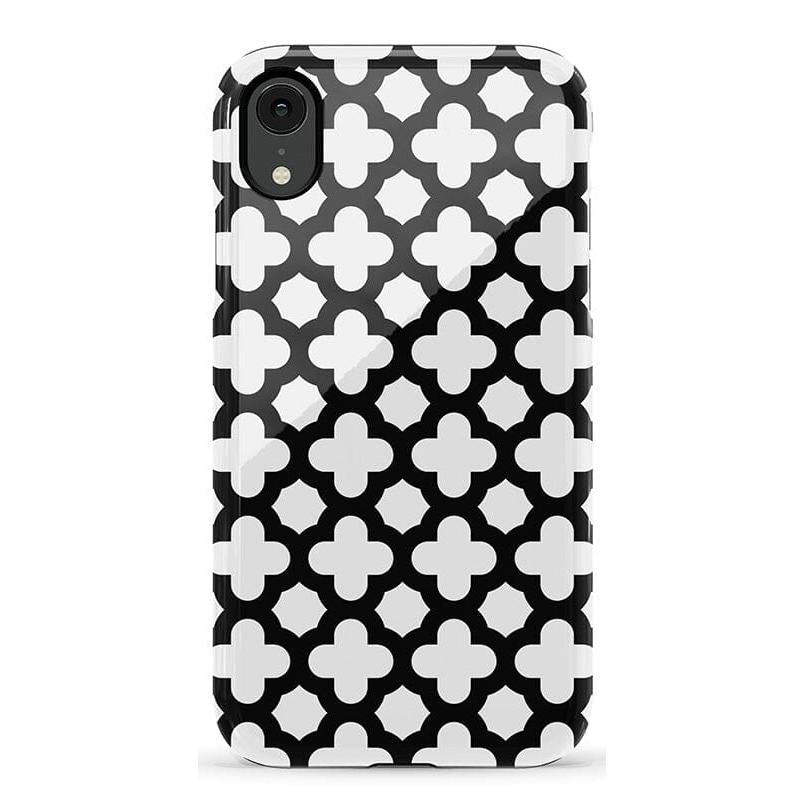 Lattice Tile | High Contrast Design Case Phone Case Casetry Essential iPhone XR 