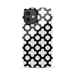 Lattice Tile | High Contrast Design Case Phone Case Casetry Essential iPhone 12 Mini
