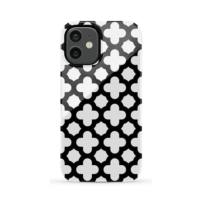 Lattice Tile | High Contrast Design Case Phone Case Casetry Essential iPhone 12 Mini