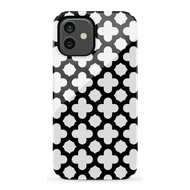 Lattice Tile | High Contrast Design Case Phone Case Casetry Essential iPhone 12 Pro