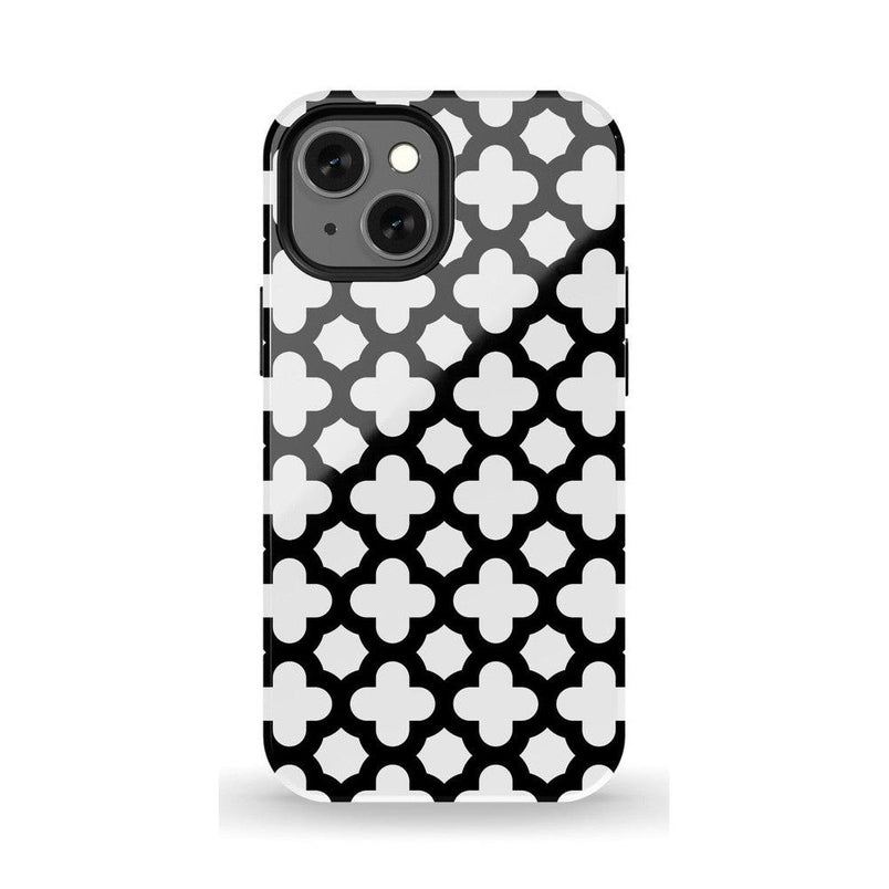 Lattice Tile | High Contrast Design Case Phone Case Casetry Essential + MagSafe® iPhone 13 Mini