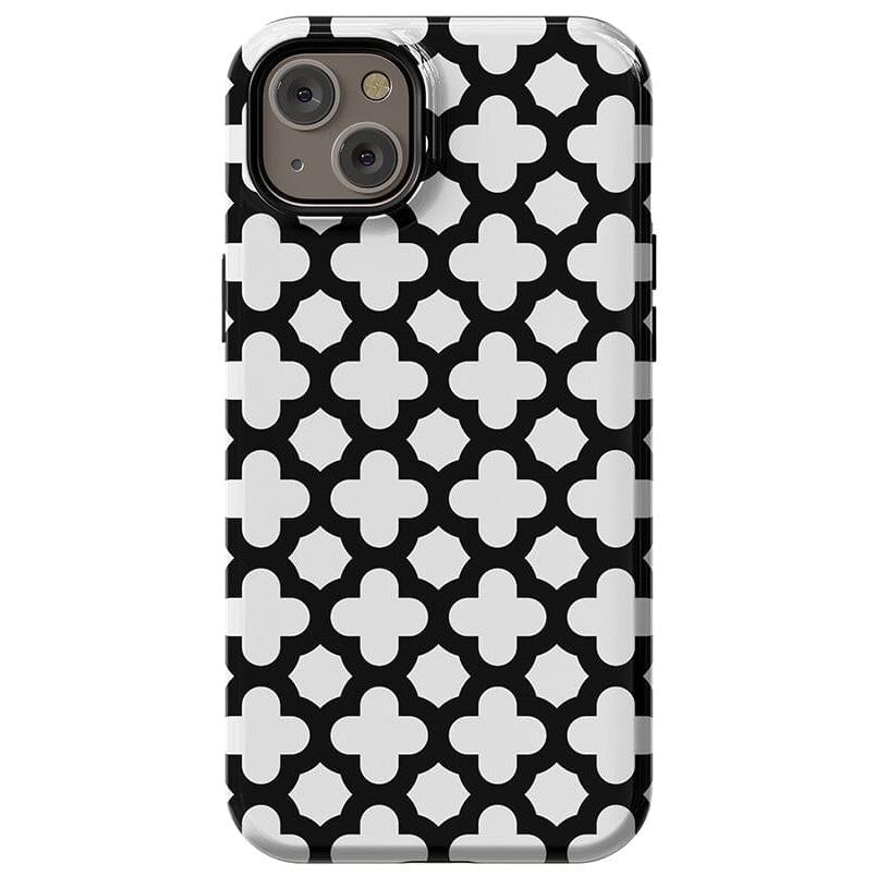 Lattice Tile | High Contrast Design Case Phone Case Casetry Essential + MagSafe® iPhone 14 Plus