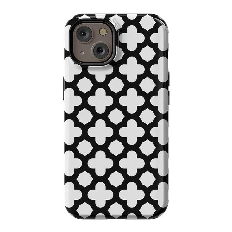 Lattice Tile | High Contrast Design Case Phone Case Casetry Essential + MagSafe® iPhone 14