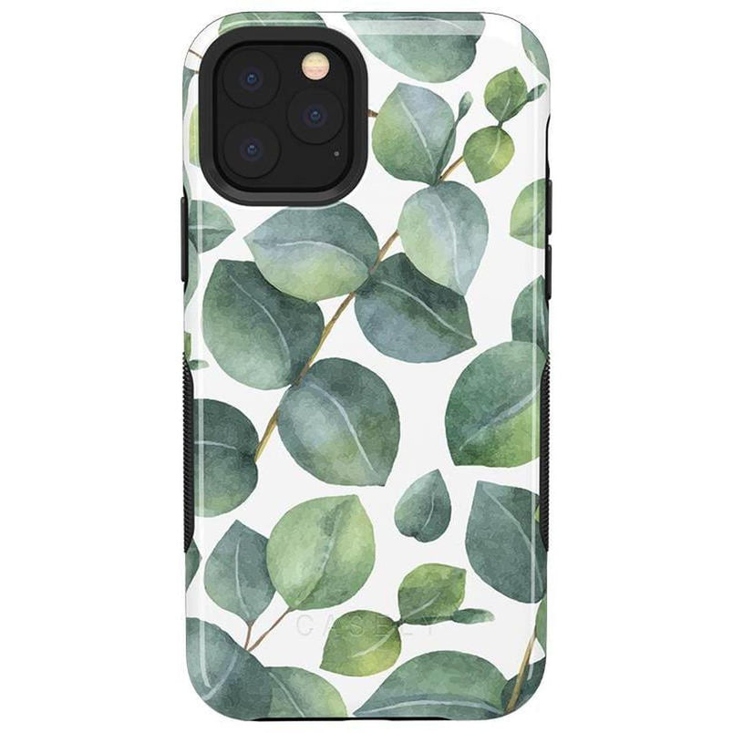 Leaf Me Alone | Green Floral Print Case iPhone Case get.casely Bold iPhone 11 Pro Max