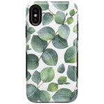 Leaf Me Alone | Green Floral Print Case iPhone Case get.casely Bold iPhone XS Max 