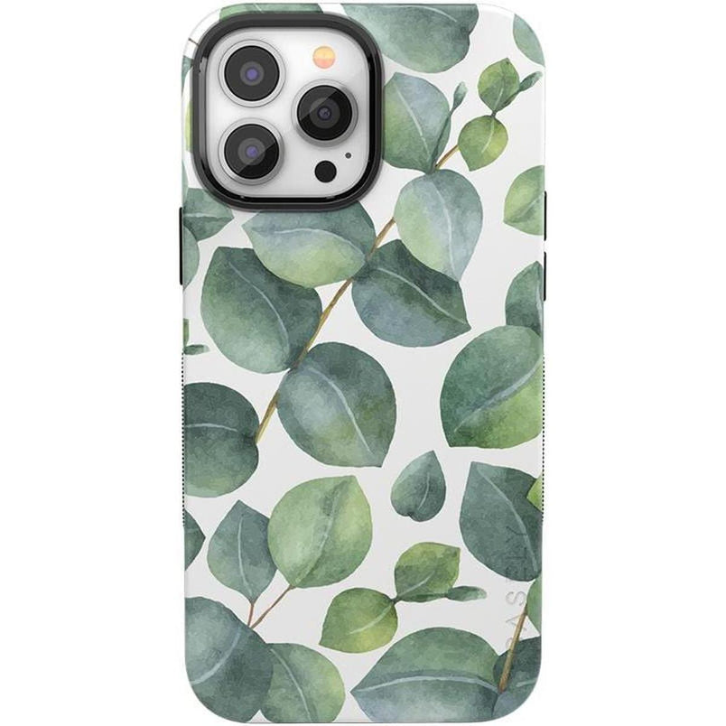 Leaf Me Alone | Green Floral Print Case iPhone Case get.casely Bold + MagSafe® iPhone 13 Pro