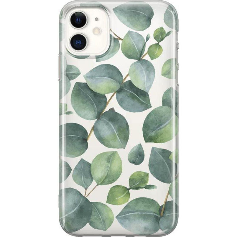 Leaf Me Alone | Green Floral Print Case iPhone Case get.casely Classic iPhone 11