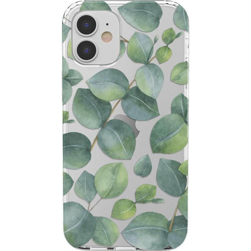 Leaf Me Alone | Green Floral Print Case iPhone Case get.casely Classic iPhone 12 Mini