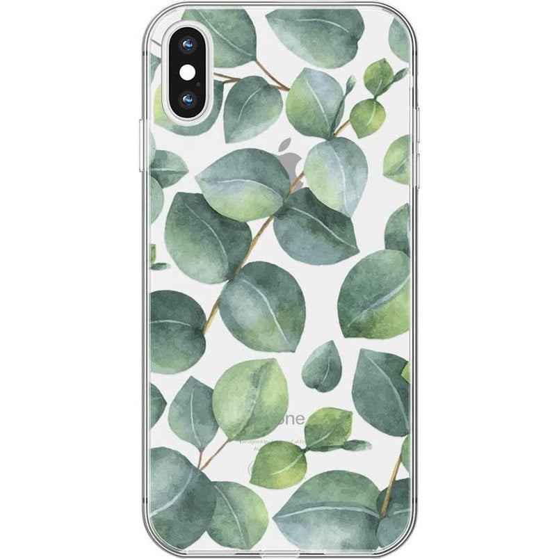 Leaf Me Alone | Green Floral Print Case iPhone Case get.casely Classic iPhone XS Max 