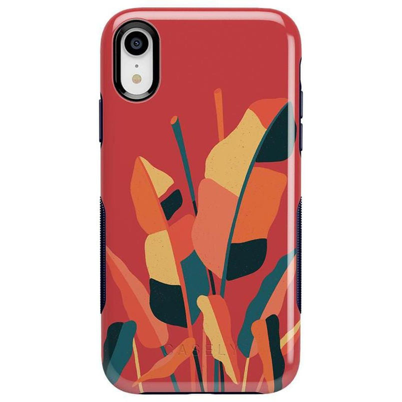 Let it Grow | Banana Leaf Floral Case iPhone Case get.casely Bold iPhone XR 