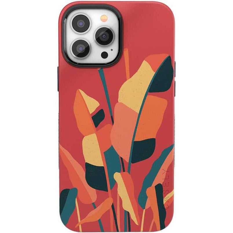 Let it Grow | Banana Leaf Floral Case iPhone Case get.casely Bold + MagSafe® iPhone 13 Pro 