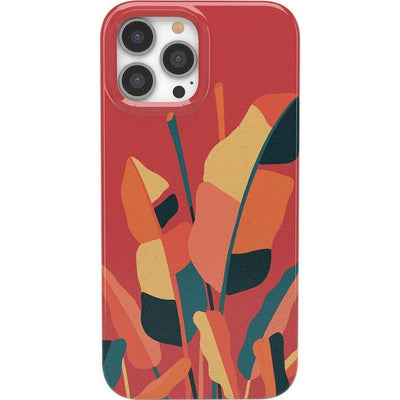 Let it Grow | Banana Leaf Floral Case iPhone Case get.casely Classic + MagSafe® iPhone 13 Pro 