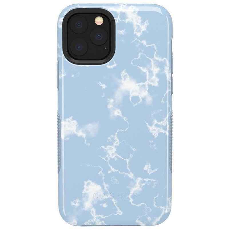 Light Blue Skies | Marble Clouds Case iPhone Case get.casely Bold iPhone 11 Pro