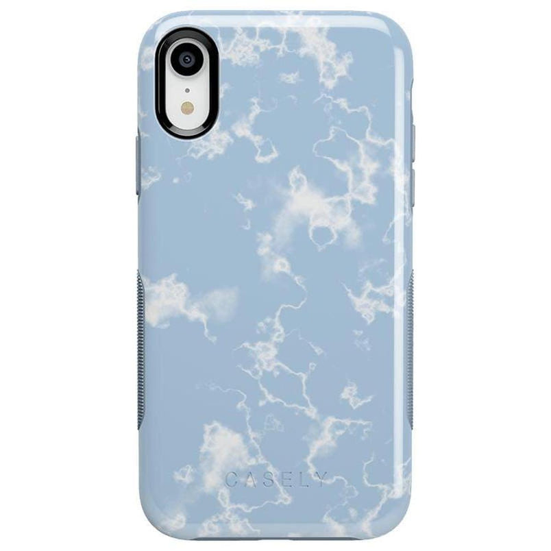 Light Blue Skies | Marble Clouds Case iPhone Case get.casely Bold iPhone XR