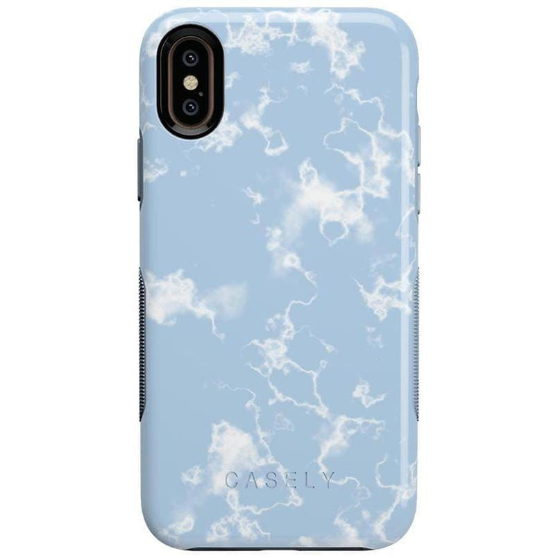 Light Blue Skies | Marble Clouds Case iPhone Case get.casely Bold iPhone XS Max